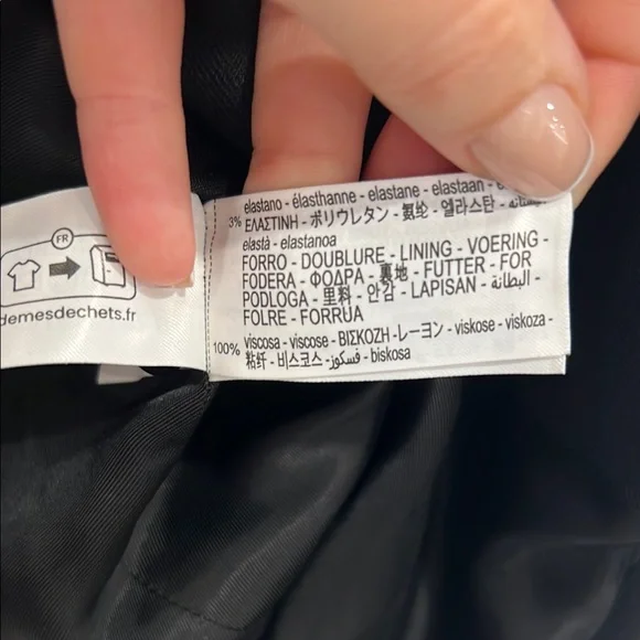 Zara Women's Black Double-Breasted Coat - Picture 4 of 11